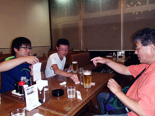 夕食はホテル内でゆっくり